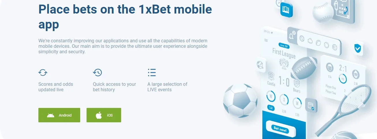 1xBet app