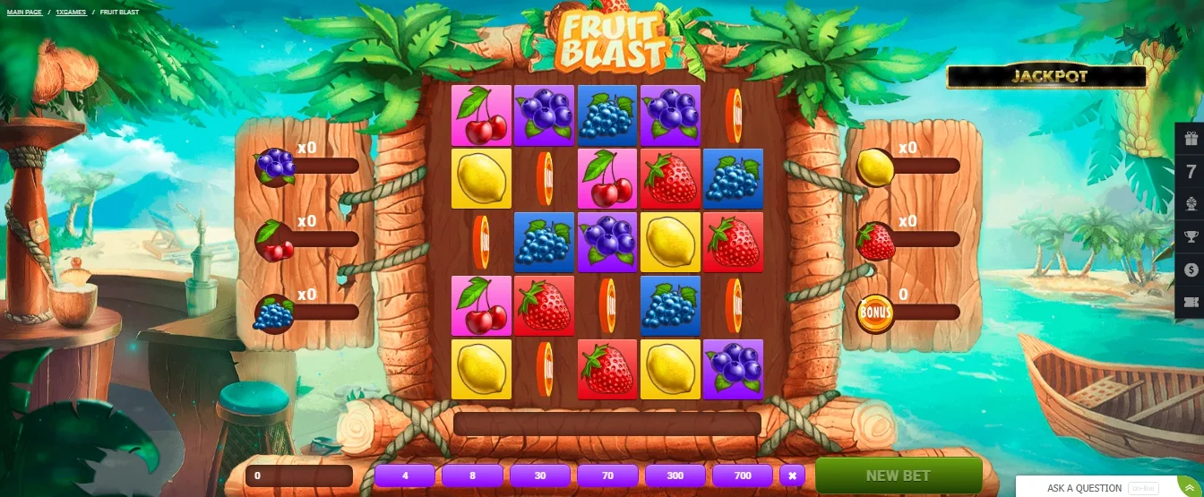 1xBet casino games demo